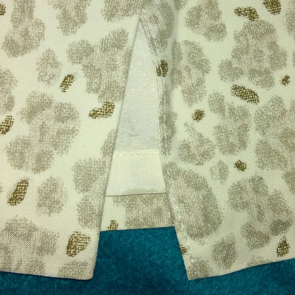 Ann Taylor Loft Neutral print skirt - Picture 4 of 7